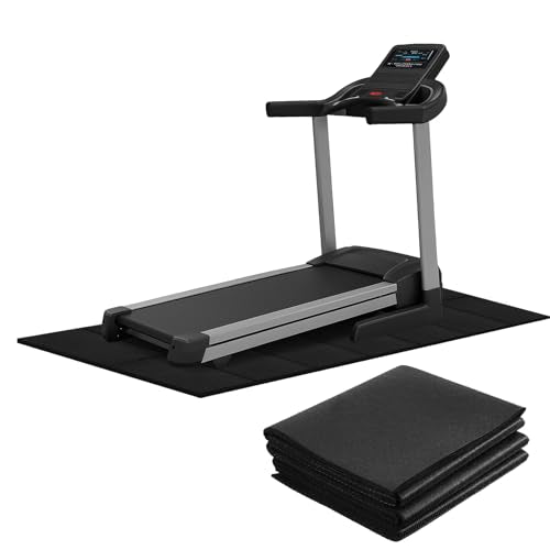 Molain Walking Pad Mat, 68x24x0.2 Inch Foldable Treadmill Mat, for Carpet - size: 0.5CM