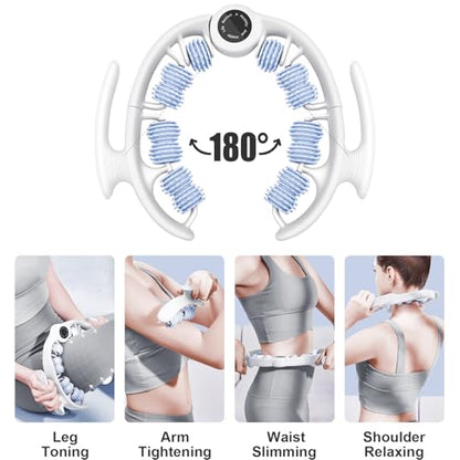 COSTWELL Cellulite Massager, Cellulite Remover Muscle Roller,360° Deep Tissue Massager for Leg, Neck,Calves, Arm,Thighs, Back,Manual Massager Foam Roller Fascia Massage Tool for Muscle Relieve. (Blue) - color: Blue