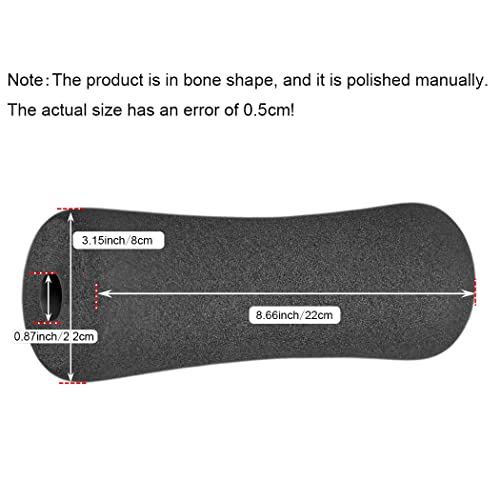 Foam Foot Pads Rollers Two Pair for Home Gym Exercise Machines Equipments Replacements with 1 Inch(2.5cm) Rod (Foam 8.66" X 3.15" Od X 0.87" Id) - color: Foam 8.66" X 3.15" Od X 0.87" Id