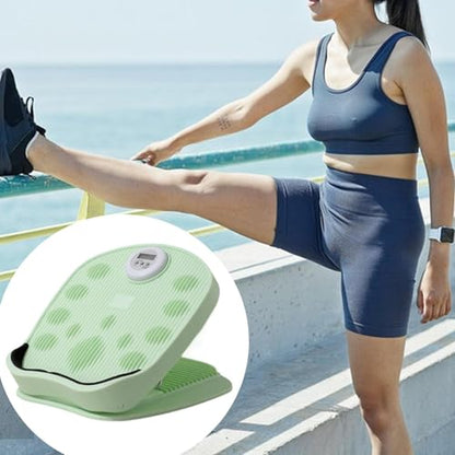 Calf Stretching Board Leg Stretching Equipment 16 Angles Adjustable Foldable Non Slip Professional Calf Stretcher Incline Board for Squats 12.01x13.46 Inch