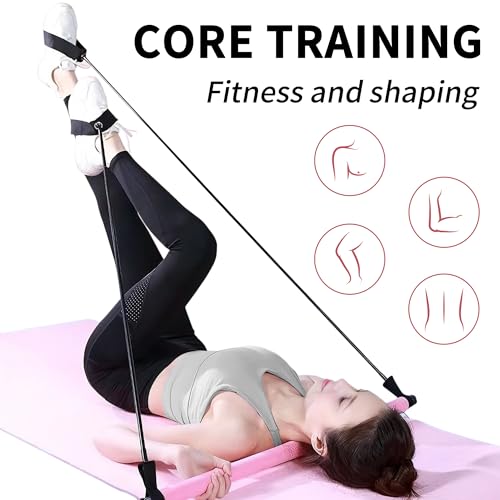 Pilates Bar Kit with Resistance Bands - Multifunctional Pilates Equipment for Women & Men Home Gym Pilates Yoga