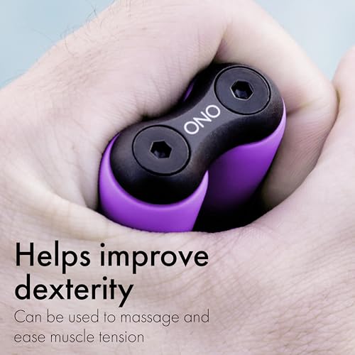 ONO Roller - Handheld Fidget Toy for Adults | Help Relieve Stress, Anxiety, Tension | Promotes Focus, Clarity | Compact, Portable Design (Purple, Full Size - ABS Plastic) - size: Full Size, style: ABS Plastic - Purple