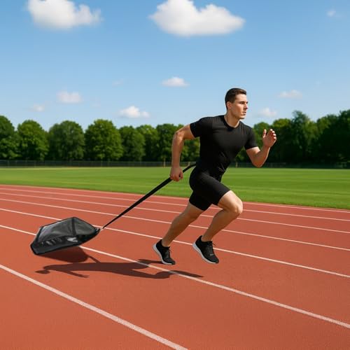 Training Weight Sled With Adjustable Strap, Sandbags, Pvc Leather Drag Bag, Waist Belt, Dimensions 22.44 X 11.81 In / 57 X 30 Cm