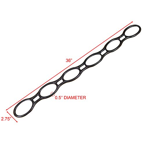 Valor Fitness Looped Stretch Bands – Heavy Duty Resistance Bands with Rings for Rehab, Stretching, Toning & Conditioning, Power Bands for Full-Body Workouts