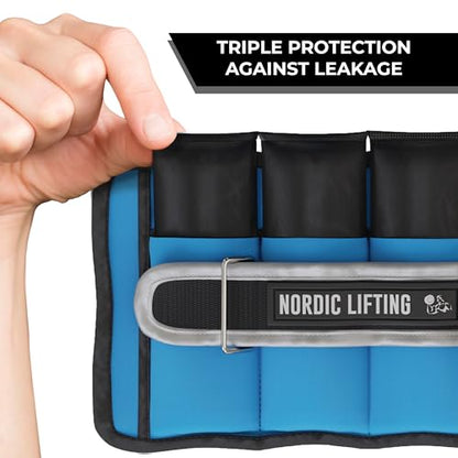 Adjustable Ankle Weights for Women & Men – 1 Pair (2–10 lbs) Wrist, Arm & Leg Weights for Gym, Yoga & Home Workouts – Secure Fit Strap Design – Durable Fitness Training Equipment - color: Royal Blue