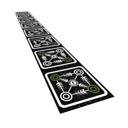 Colaxi Agility Ladder Mat Pad Footwork Practice Foldable Soccer Nonslip Speed Training Equipment for Coordination Balance
