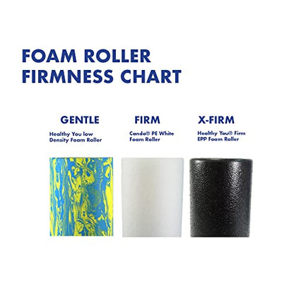 Low Density Soft/Medium Foam Physical Therapy Roller (12" Full Round)