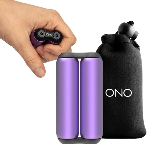 ONO Roller - Handheld Fidget Toy for Adults | Help Relieve Stress, Anxiety, Tension | Promotes Focus, Clarity | Compact, Portable Design (Purple, Junior Size - Aluminum) - size: Junior Size, style: Aluminum - Purple