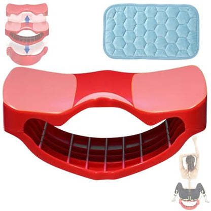 Relieve Back Pain with Back Stretcher & Back Cracker, Plus a Pelvic Floor Trainer & Pelvic Floor Exercise Devices in One–Spine Decompression, Scoliosis Posture Corrector, Lower Back Stretcher for Home