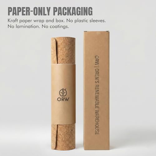 Yoga Mat Natural Cork, Non Slip Yoga Mat for Hot Yoga & Workout, 4mm Thick Natural Rubber Base, 72” x 24” Exercise Mat for Pilates, Fitness & Daily Practice, REACH Tested (SVHC Free), Includes Carry Strap