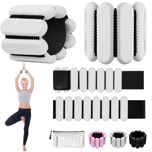 Ankle Weights for Women and Men, Adjustable Wrist Weighted Training Bracelet for Home Gym Workout, Strength Training Walkin Running, Foot weights for exercise,2pc on Set