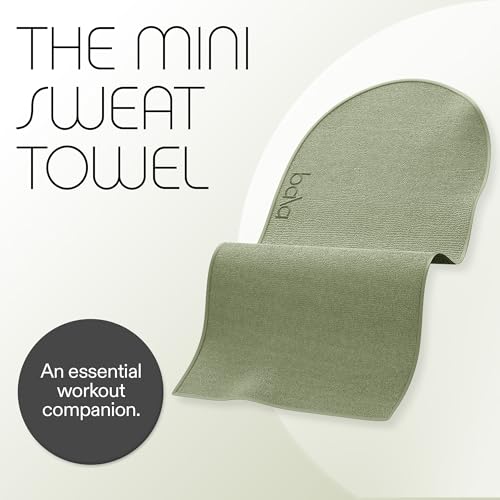 Bala Mini Sweat Towels for Gym, Sage - Cooling & Sweat Absorbing Gym Towels for Athletic Sports, Yoga, Pilates & Exercise - Home Workout Essentials for Women & Men - Soft, Quick Dry Fitness Rags