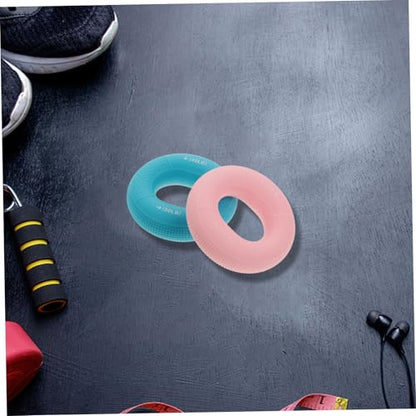 3Pcs Hand Grip Strength Trainer Multi-resistance Forearm Exerciser Rings for Grip and Finger Strength Portable Practical Hand Training Tool