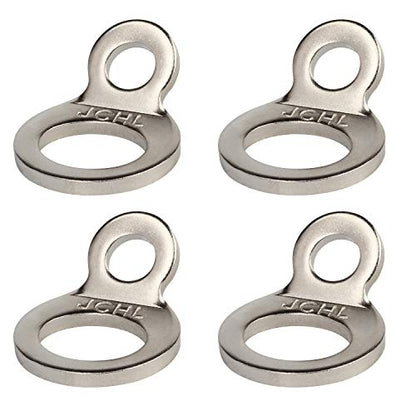 Stainless Steel Multi-Purpose Tie-Down Anchors Hooks Dirt Bike Tie Down Strap Rings for Motorcycle Dirtbike ATV Trailer Truck Rosa-Gold (4-Pack) - color: 4-Pack