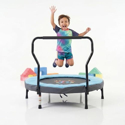 40''- 48'' Toddler Trampoline - ASTM Approved – 3ft/4ft Trampoline for Toddlers 3-5 Age - Trampoline with Safety Enclosure - Perfect Toddler Gift- Max 130 LB