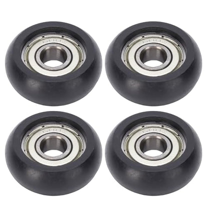 AB Wheel, Durable Plastic Core Roller for Home Gym, Core Workout Equipment for Full Body Exercise, Men Women Beginners