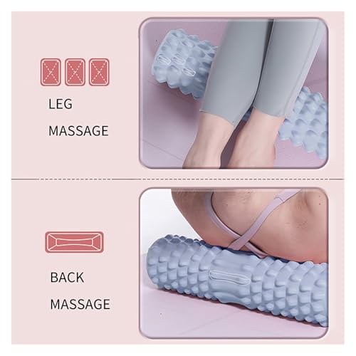 Foam Rollers For Muscle Massage - HIGH-Density Back Foam Roller For Back Pain Relief & Muscle Recovery In Legs & Arms
