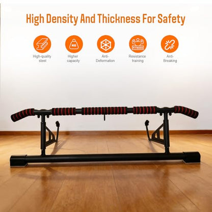 Multi-Functional Pull Up Bar for Home Gym, Multi-Grip Strength Training Fitness Chin Up Bar, 250 lbs Capacity