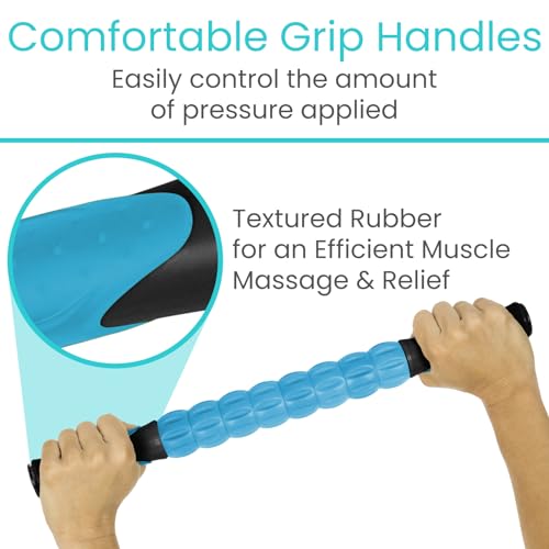 Vive Massage Stick Roller for Muscle, Back, Legs - Deep Tissue Body Fascia