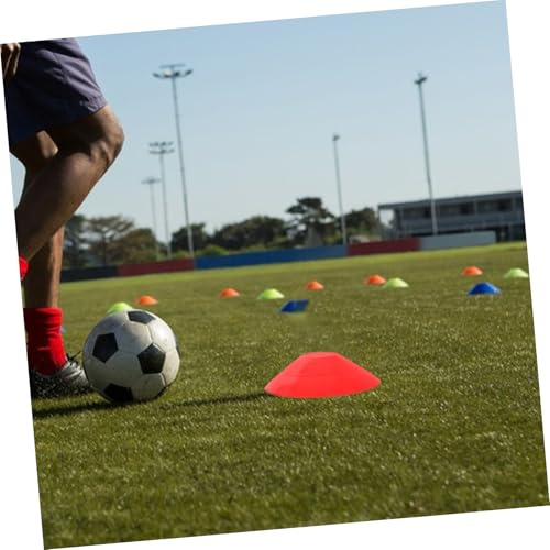 Football Basketball Logo Disc Cones 25pcs Reusable Agility Training Equipment for Soccer Basketball Drills
