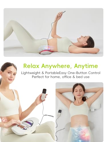 Smart Lower Back Massager with Soothing Warm Therapy & Air Traction – Spinal Decompression Device for Sciatica Relief, Lumbar Pressure & Stiffness