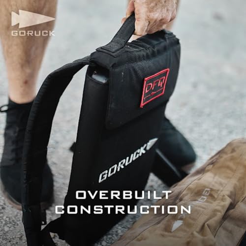 GORUCK Ruck Plate Carrier 3.0 - Streamlined Weighted Rucking Backpack w/Ergonomic Back Support & Extra Padded Straps - Compatible Ruck Plates, Black