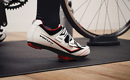 CyclingDeal Bike Trainer Floor Mat - Compatible with Indoor Exercise Stationary Bike Treadmill Elliptical Waterproof Gym Flooring Equipment - Indoor Cycle Stepper - Soft 30" x 60" (76 x 153cm)