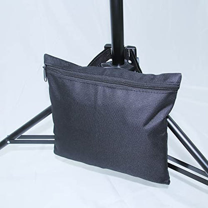 Sandbags 4 Packs with 4 PE Bags, Heavy Duty Sand Bags, Sand Bags for Weight with Zipper and Buckle Straps for Support Light Stand, More 2/4/6/8/10/12 Packs Sand Bag to Choose. - size: 4 PCS