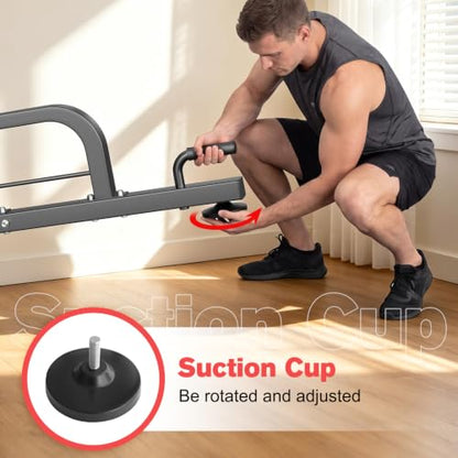 RELIFE REBUILD YOUR LIFE Pull Up Bar Free Standing Power Tower for Home Gym - color: Black