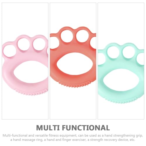 3Pcs Finger Trainers Hand Grip Ring for Four Finger Training