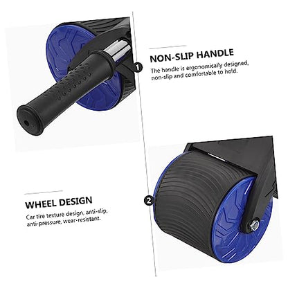 1Set Professional Abdominal Muscle Wheel Roller Mute Fitness Equipment for Home Workouts Durable and Portable Ab Wheel for Targeted Stomach Training for Beginners