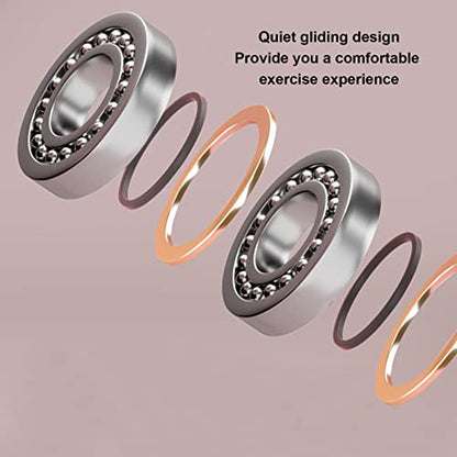 ZJchao Abs Roller, Ab Workout Equipment, Fitness Trainer Disc 4 Rollers Quiet Smoothing Abdominal Workout Slider Disc Core Strength Whether at Home or Gym