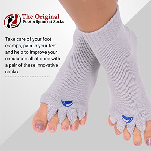 Charcoal Socks (Medium) and Peanut Ball Foot Massager - Plantar Fasciitis Relief - color: Charcoal, size: Medium