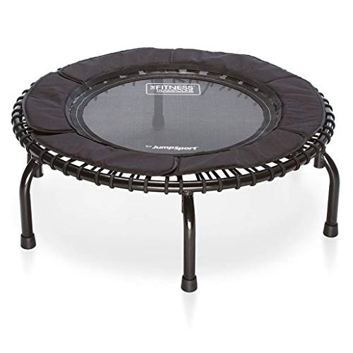 JumpSport 39 Inch Fitness Trampoline Adults Workout Rebounder with Handlebar, Model 250