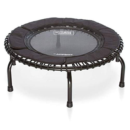 JumpSport 39 Inch Fitness Trampoline Adults Workout Rebounder with Handlebar, Model 250
