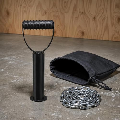 Plate-Loaded Kettlebell Grip Flat Base Fitness Equipment Compact Exercise Gear