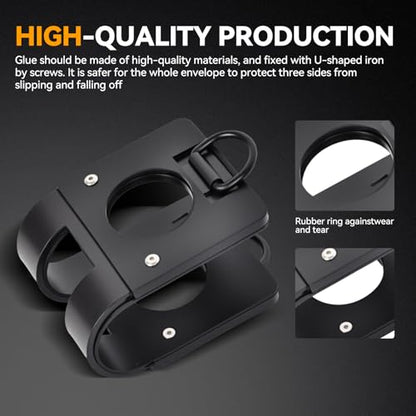 Home Gym Clips : Load Dumbbells on Barbells, Turn Bars into Landmines, T-Bar Row with Any Grip, Hook Dumbbells on Dip Belts - style: 2pcs