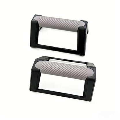 Triangular Push Up Bars with Non-Slip Base & Wrist Support – Stable Push Up Stands for Home Gym, Chest and Arm Workout Equipment for Men and Women (1 Pair)