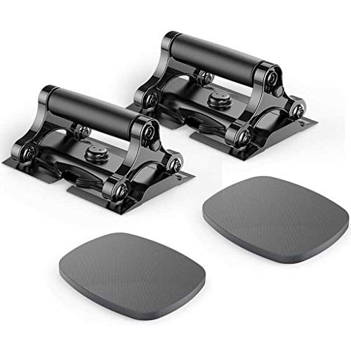 Push-up bracket-Rolling Push Up Bars Exercise EquipmentFunctional Roller Wheel Stands for Gym Home Core Workouts