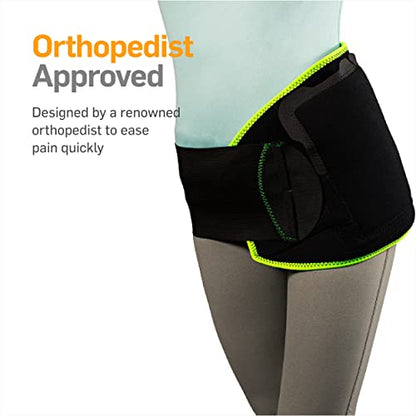 NatraCure Hot or Cold Hip and Lower Back Pain Relief Wrap for Lumbar Backache, Herniated Discs, Stiff Hips, Bursitis, Sciatica, & Arthritis - Hip Replacement Surgery Recovery Gifts - Large/X-Large - size: Large/X-Large (Pack of 1)