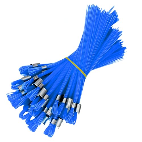 ACE Supply Blue Marking Whiskers - 25 Pack - Durable Marking Whisker Set - Use Survey Whiskers As Survey Stakes, Construction Markers, Or Trail Markers - color: Blue, size: 25 Pack