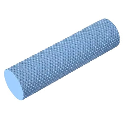 12 Inch EVA Soft Dot Foam Roller for Muscle Therapy, Yoga and Balance Exercises, High-Density Massage Roller, Foam Roller for Back, Legs for Home, Gym and Travel (Blue#M)