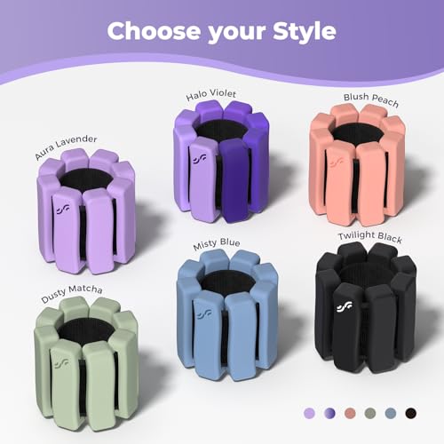 Sportneer Wrist & Ankle Weights for Women & Men Set of 2 (1LB/2LB Each) - Soft Silicone Arm & Leg Weights for Pilates, Yoga, Walking, Barre, Home Workout, Water Aerobics