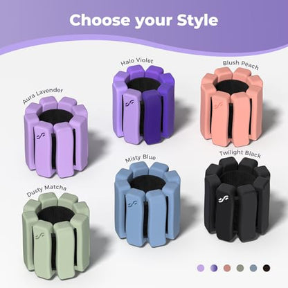 Sportneer Wrist & Ankle Weights for Women & Men Set of 2 (1LB/2LB Each) - Soft Silicone Arm & Leg Weights for Pilates, Yoga, Walking, Barre, Home Workout, Water Aerobics