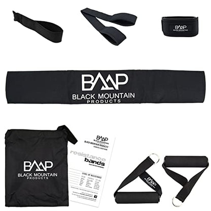 Black Mountain Products Heavyweight Stackable Resistance Band Set