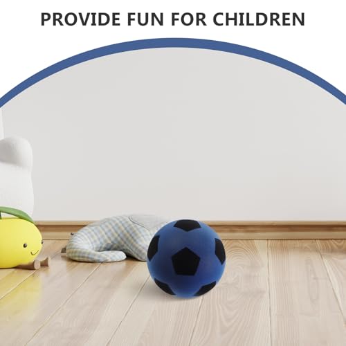 SUPVOX Silent Soccer Ball 7.08In Soft Pu Indoor Football for Kids Quiet Training Toy Improve Soccer Skills and Reaction for Home and School Play