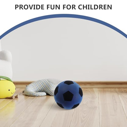 SUPVOX Silent Soccer Ball 7.08In Soft Pu Indoor Football for Kids Quiet Training Toy Improve Soccer Skills and Reaction for Home and School Play