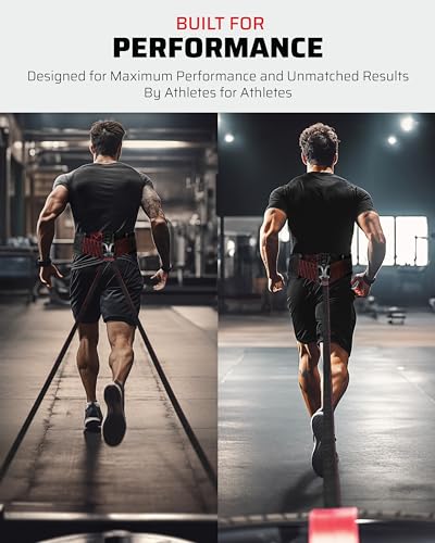THEFITGUY Explosive Sprint & Load Bundle – Coach Resistance Belt and Sled Pulling Belt