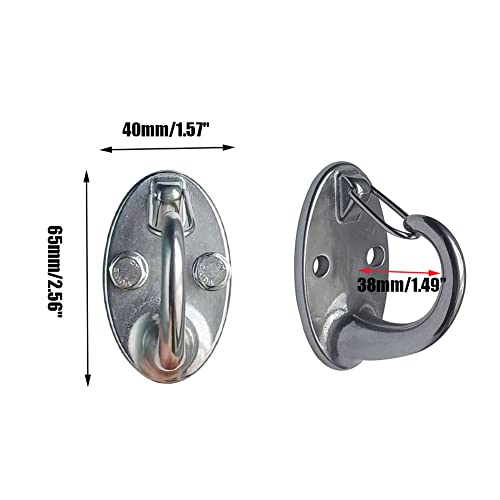 XXHong 2PCS Heavy Duty Resistance Band Wall Anchor Workout Wall Mount Anchor for Home Gym Strength Training Physical Exercise