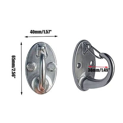 XXHong 2PCS Heavy Duty Resistance Band Wall Anchor Workout Wall Mount Anchor for Home Gym Strength Training Physical Exercise